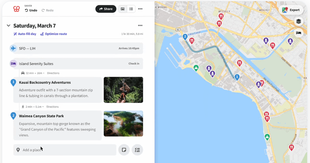 Wanderlog官方網站